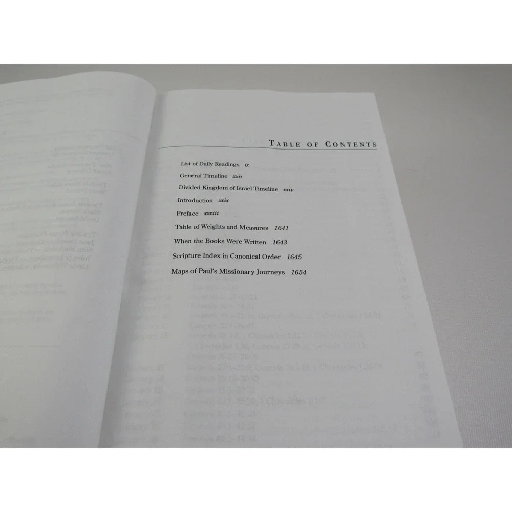 The Message Bible by Eugene H. Peterson & The One Year Chronological Bible NIV